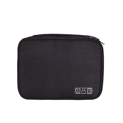 Headset Organizer Bag, Electronics Accessories Carrying Case for Referee Communication System for Cable Charger Volleyball Soccer Ref Officials