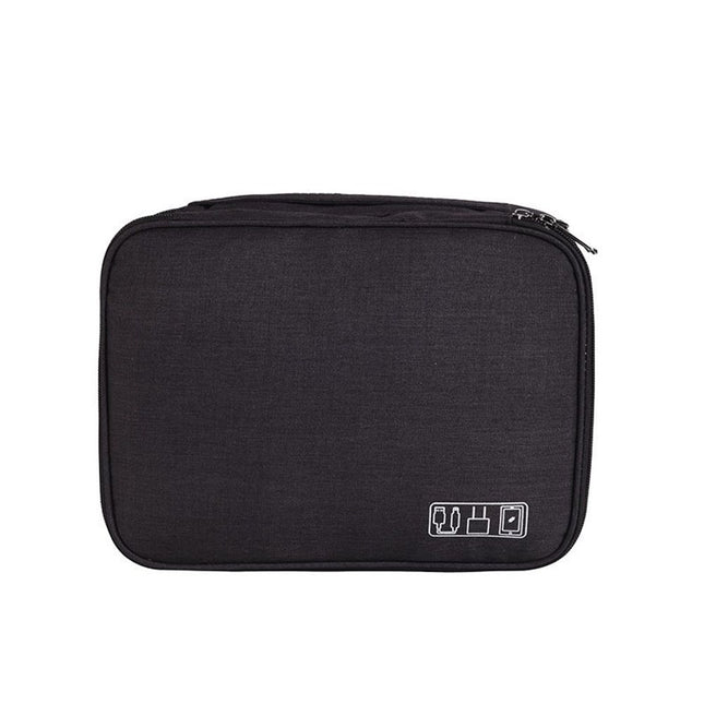 Headset Organizer Bag, Electronics Accessories Carrying Case for Referee Communication System for Cable Charger Volleyball Soccer Ref Officials