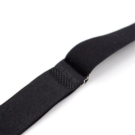 Best Mens Shirt Stays for Men - Keeps Shirts Tucked in All Day - Easy-to-Wear Garter Straps with Foot Loop - Black (Loop Stirrup Style) (Select Series)