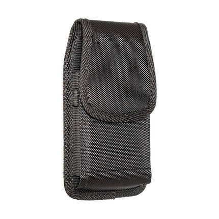 Heavy Duty Oxford cloth Phone Holster with Belt Clip, Case-Friendly Rugged Cell Phone Pouch for Men, Black（4.5-5.0 inches）