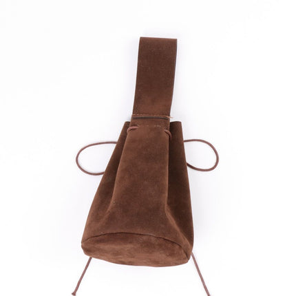 Leather Leather Drawstring Pouch, Coin Bag, Tobacco Pouch Medieval Reenactment, for Men Womens Renaissances Costume Accessories