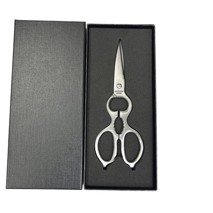 Heavy Duty Kitchen Scissors - Stainless Steel Kitchen Shears, Ultra Sharp Micro Serrated Poultry Shears, Cooking Scissors for Meat, Dishwasher Safe
