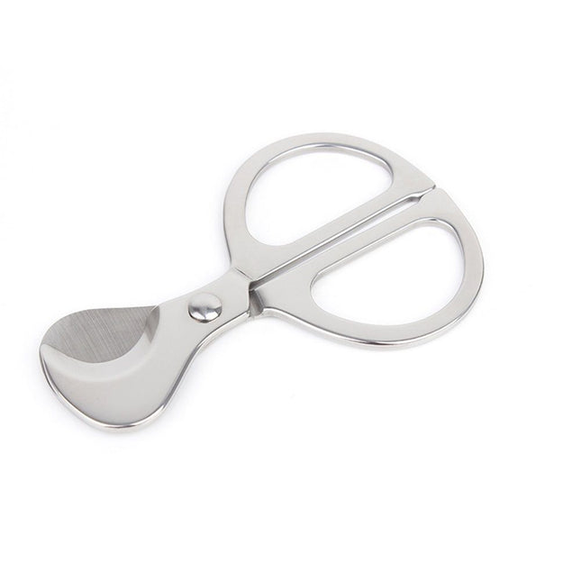 Cigar Scissors Cutter,Stainless Steel Guillotine Double Blade Straight Cut Scissors (Silver) for Cigars