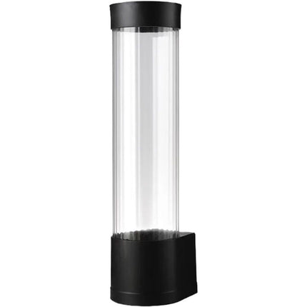 Cup Dispenser, Water Cooler Pull Type Cup Holder Fits 5oz - 7oz Cone or Flat Bottom Cups,14" Tube Length Black