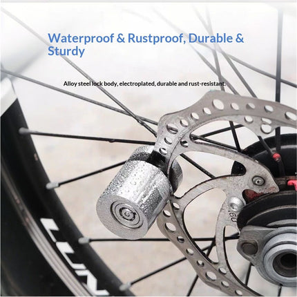 Disc Brake Lock, Heavy Duty Disc Brake Lock High Strength Anti-Theft Safety Disc Brake Lock with 2 Keys for Motorcycle Motorbike and Accessories