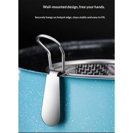 2 Pcs Stainless Steel Basket, Mesh Spider Food Dumpling Noodle Strainer, Fine Mesh Strainer with Handle, Food Strainers