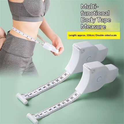 2 pack Retractable Tape Measure Tape Accurate 150cm / 60in Tape Measure Metric Body Tape, for Body: Waist, Hip, Bust, Arms, and More