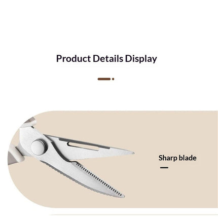 2 pack Kitchen Scissors All-Purpose Heavy Duty, Poultry Shears with Strong Magnet Knife Holder, Stainless Steel Removable Safe Blade, Kitchen Shears For Food, Cutting Meat, Herbs, Poultry, Bones