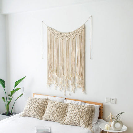 Home Decor Wall Hanging Woven Tapestry Bedroom Curtain Fringe Banner Room Wall Decor for Bedroom Living Room Decoration 100*115cm