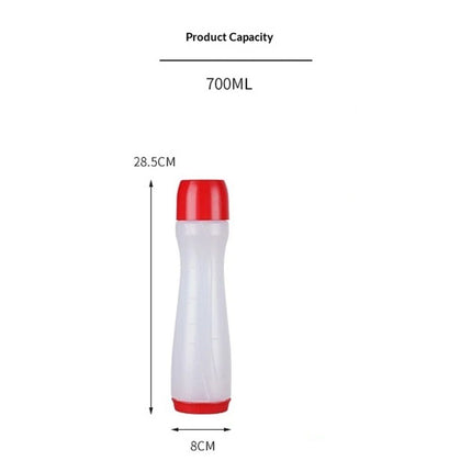2 pack Premium Pancake Pen - Batter Squeeze Bottle for Perfect Pancake Designs | Easy-to-Clean Pancake Batter Dispenser with Drip-Free Valve | Ideal for Pancakes, Waffles, and Baking Needs（red）