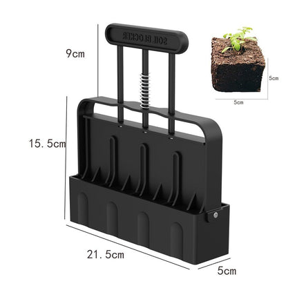 Hand-held Soil Blocker Manual Seedling Soil Blocking Soil Block Maker Reusable Soil Blocking Tool for Seedlings Garden Tools