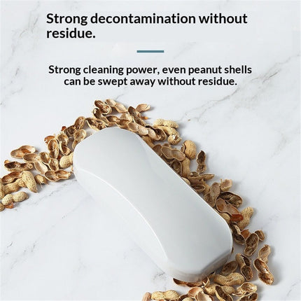 2 pack Handheld Crumb Sweeper, Carpet Sweeper Cleaner with Garbage Collection Nutshell Soft Debris Collector, Reusable Table Sweeper for Table, Mat, Bed Sheets, Sofas