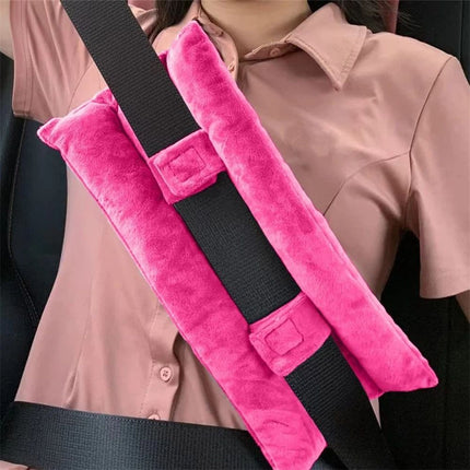 Seat Belt Pillow Post Surgery- Seatbelt Pillows for Post-Surgery, Chemo Port Pillow for Seat Belt, Port Pillows for Chemo Patients Seatbelt, Seatbelt Cushion for Heart Surgery Recovery（rose pink）