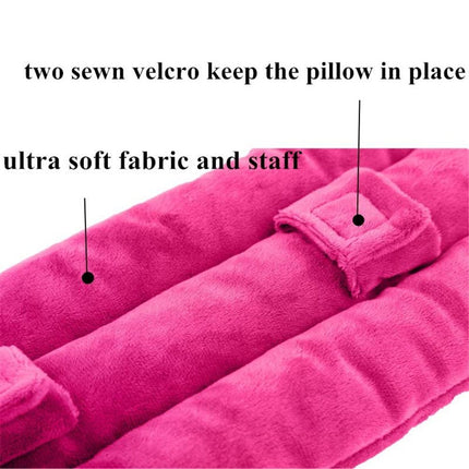 Seat Belt Pillow Post Surgery- Seatbelt Pillows for Post-Surgery, Chemo Port Pillow for Seat Belt, Port Pillows for Chemo Patients Seatbelt, Seatbelt Cushion for Heart Surgery Recovery（rose pink）