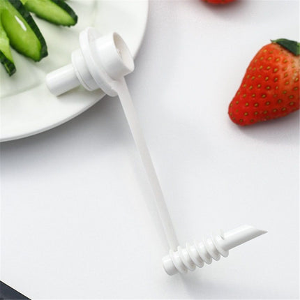 2 pack Spiral Cutter, Spiral Cutter for Veggies, Kitchen Spiralizer Tool for Cucumber, Potato, Carrot and More
