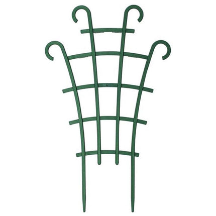 10 Pack Small Trellis for Potted Plants Indoor Outdoor, Tiny Stackable Plastic Climbing Stakes, Mini DIY Garden Support Trellis for Houseplants Vines Vegetables Flowers Stand Frame