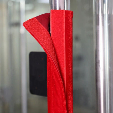 2 pairs Dark Red Refrigerator Door Handle Covers - Protector for Ovens, Dishwashers.Keep Your Kitchen Appliance Clean from Smudges,Food Stains