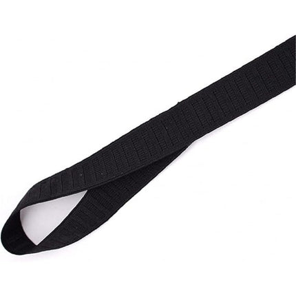 Unisex Adjustable Shirt Garters - Stirrup Shirt Stays - Keeps Shirts Tucked in All Day - Easy-to-Wear Garter Straps with Foot Loop - Black