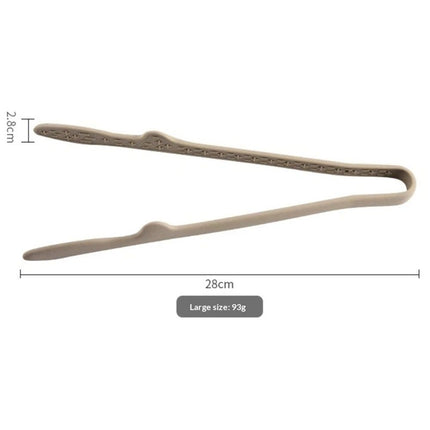 2 Pack Mini Silicone Toaster Tongs, Anti-Slip,Non-Scratch mini tongs 11 inch silicone tongs - Modern khaki