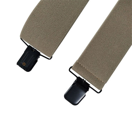 Ski Suspenders for Men & Women - Heavy Duty Support Adjustable Elastic Mens Suspenders w/Pant Clips that Won't Tear