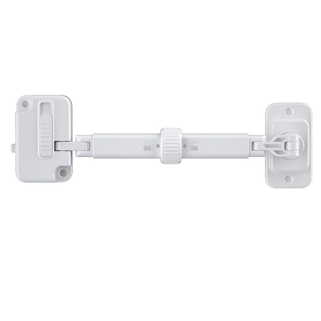 2 Pack Child Proof Window Restrictor, Adjustable Baby Safety Window Lock, Window Safety Locks for Toddlers & Pets, Easy to Install Suitable for Door, Washing Machine, Cat Door (White)