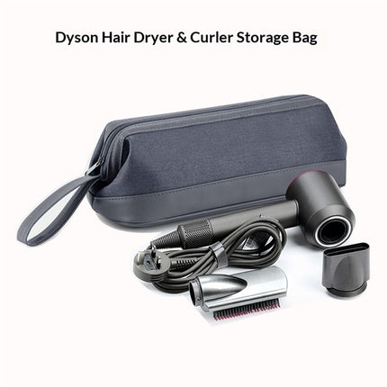 Travel Case , Portable Carrying Case for Supersonic Hair Dryer, Shockproof Protection Organizer Bag Travel Storage Bag, Gray（only bag）
