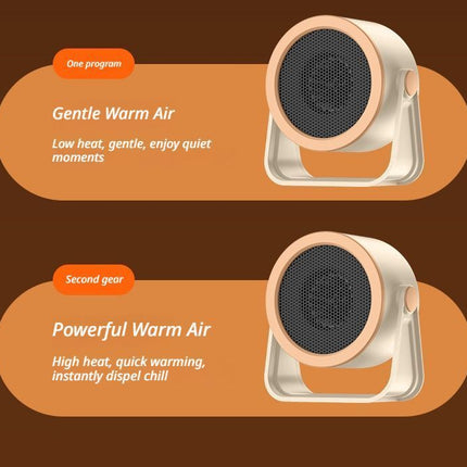 Desk heater grey