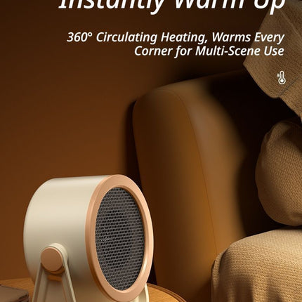 Desk heater white