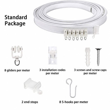 Curtain Track 3M [Including Accessories]