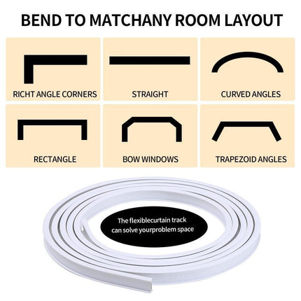 Curtain Track 4M [Including Accessories]
