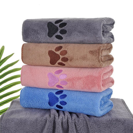 Dark Brown Pet Towel 40x80cm 5Pcs