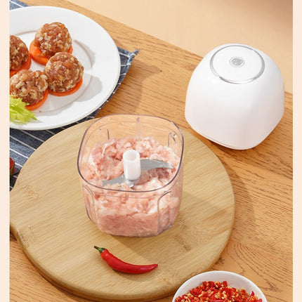 350ml Household Multifunctional Automatic Food Processor-white