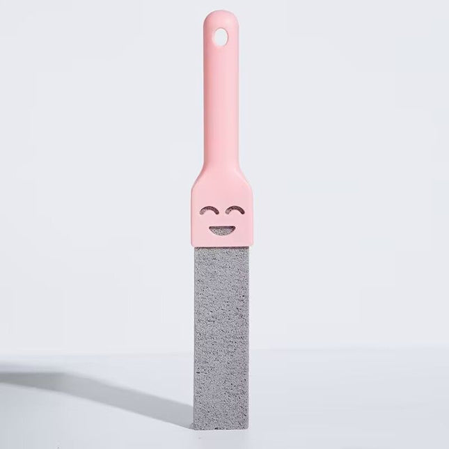 Pink Handle + Grey Pumice Stone