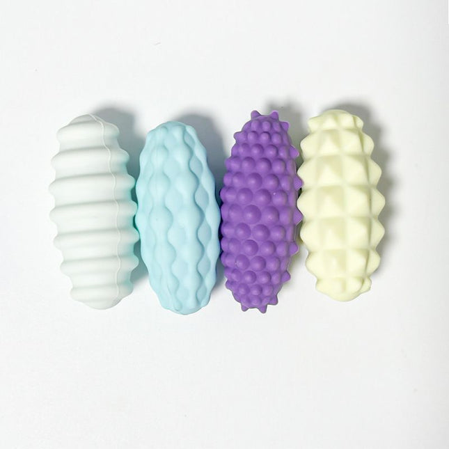 4-Pack Oval Toys Pastel Colors Random Styles