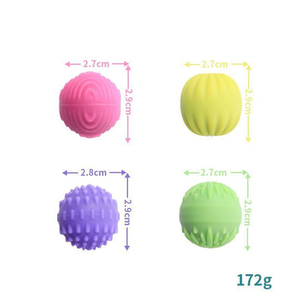4-Pack Oval Toys Pastel Colors Random Styles