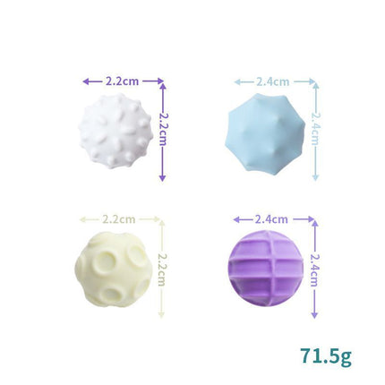 4-Pack Oval Toys Pastel Colors Random Styles