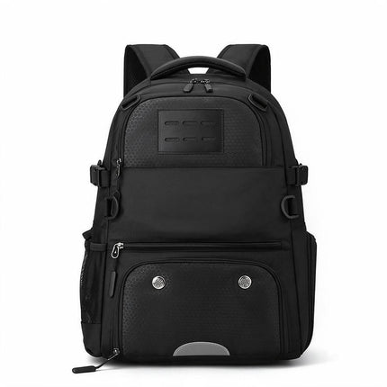 Black Ball Holder Backpack with Shoe Pocket Unisex Outdoor Football Training Rucksack Water-Repellent Daypack for Gym Amazing Shopping