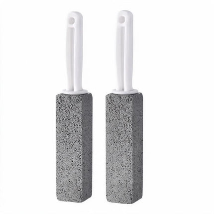2-Pack Handle Grip Pumice Stone Stick Hard Water Stain Rust Remover for Toilet Bowl Home Bathroom Deep Clean Amazing Shopping