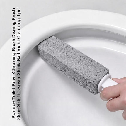 2-Pack Handle Grip Pumice Stone Stick Hard Water Stain Rust Remover for Toilet Bowl Home Bathroom Deep Clean Amazing Shopping