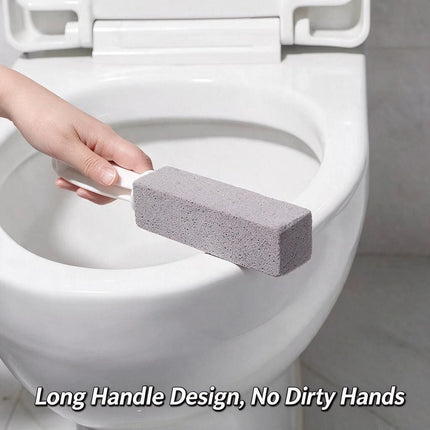 2-Pack Handle Grip Pumice Stone Stick Hard Water Stain Rust Remover for Toilet Bowl Home Bathroom Deep Clean Amazing Shopping