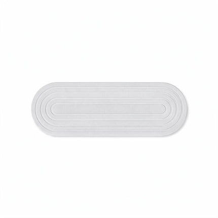 Diatomite Absorbent Sink Tray Bathroom Toiletry Organiser White with Wooden Feet 30x10x0.9cm Amazing Shopping