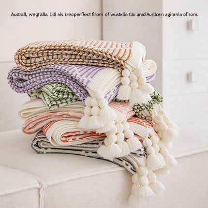 Extra Long Chair Throw Silver Grey 70x260cm Diamond Dash Knit Acrylic Warm Breathable All Season Snooze Wrap for Bedroom Couch Spring Decor