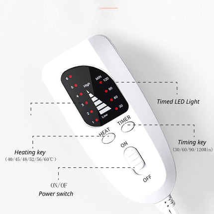 Electric Foot Warmer Mat 6 Heat Settings