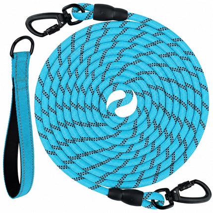 Large Dog Leash Sky Blue 01