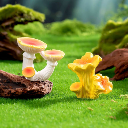 10pcs Artificial Mushroom Ornament-Type 8