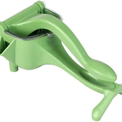 Manual Juicer - Fruit and Vegetable Juicers - Portable Multifunctional Lemon and Orange Juicer for Home Use - High Efficiency Juicing Appliance - Light Green