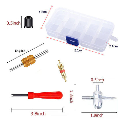 Valve Core Puller Repair Tool Kit, Double and Single Ended Valve Core Puller