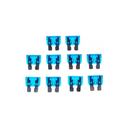 10 Pieces 15A 32V Standard Blade Fuse Car Auto Motorcycle Medium Size Blue