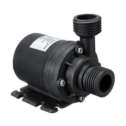 DC12V 800L H Low Noise Brushless Submersible Pump with 4 Point Nozzle and 50cm Cable, 5m