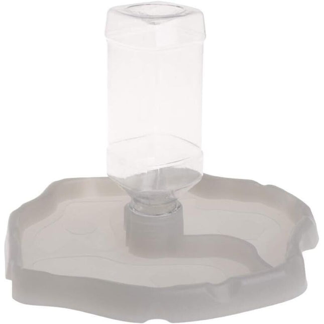 Reptile Bowl, Automatic Water Dispenser for Reptile Turtle Feeding Food Bowl Pet Bowl, LS